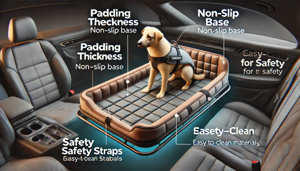 Factores Clave para Elegir una Cama para Perros en el Coche
